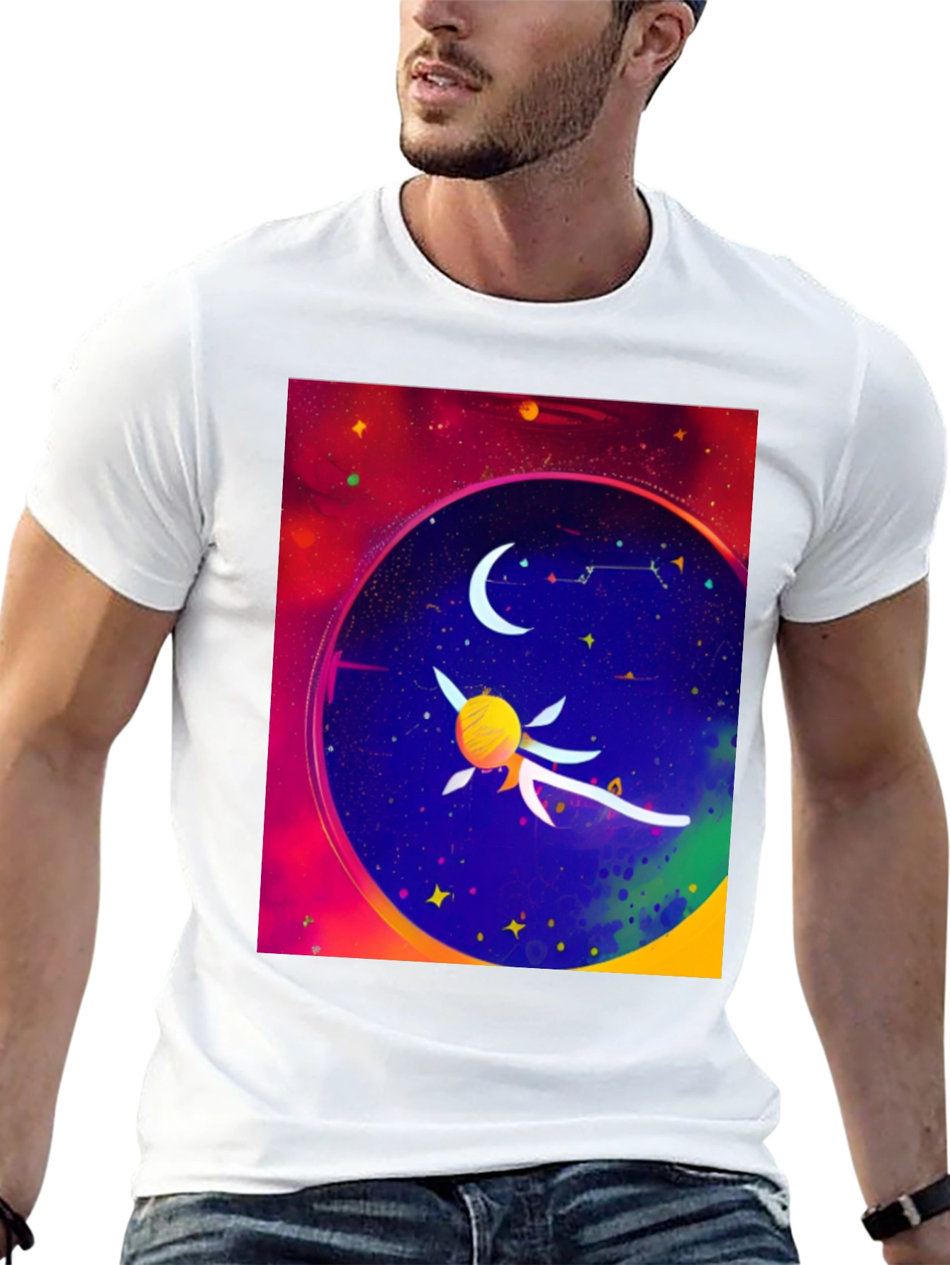 Celestial Dreamscape Graphic Tee