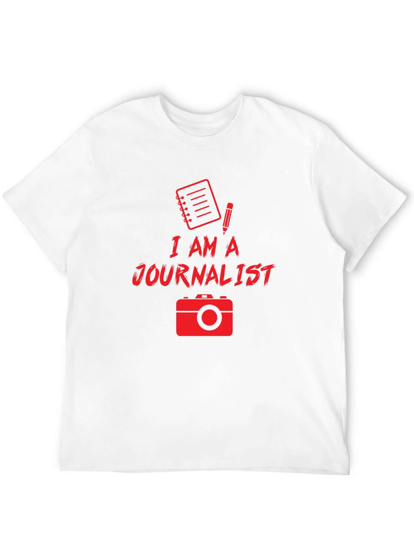 I Am A Journalist Black T-Shirt