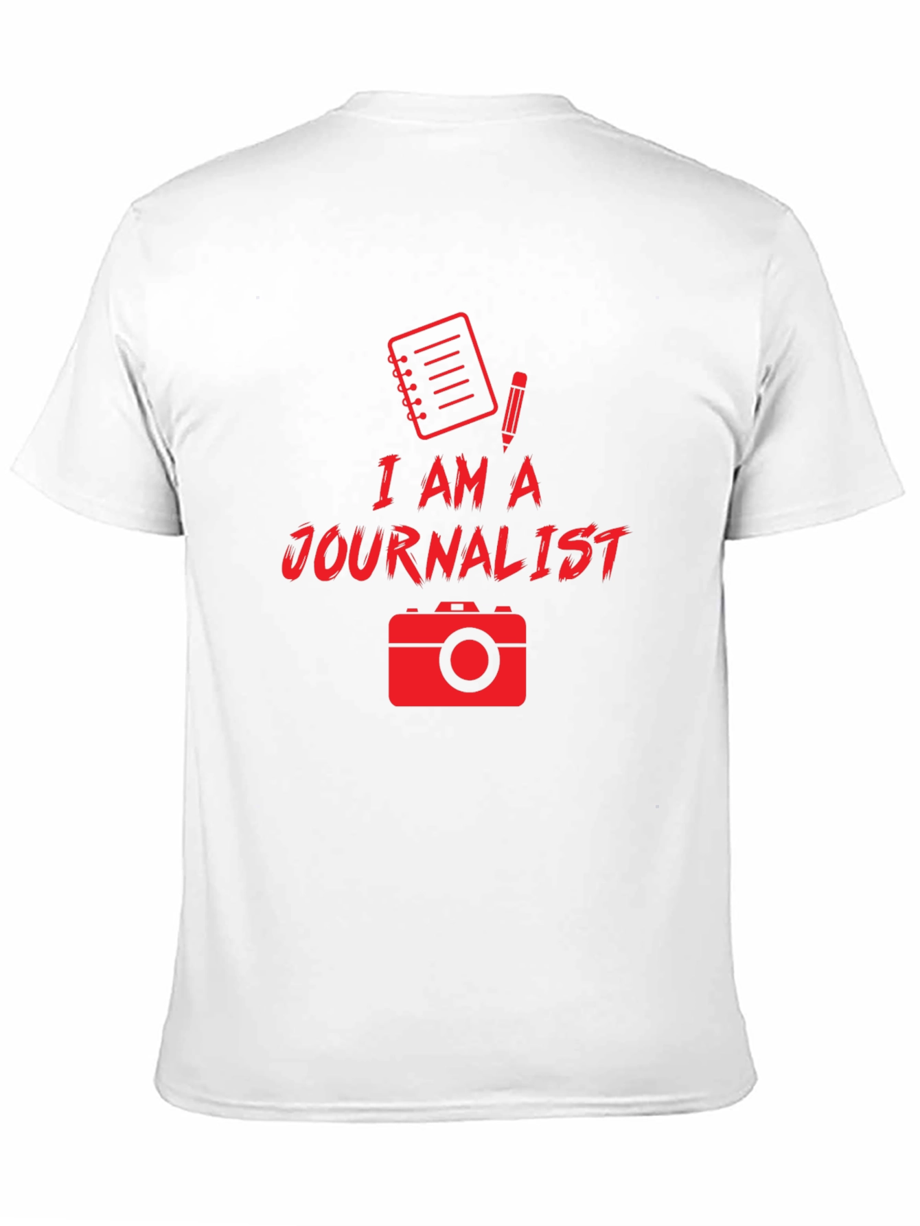 I Am A Journalist Black T-Shirt