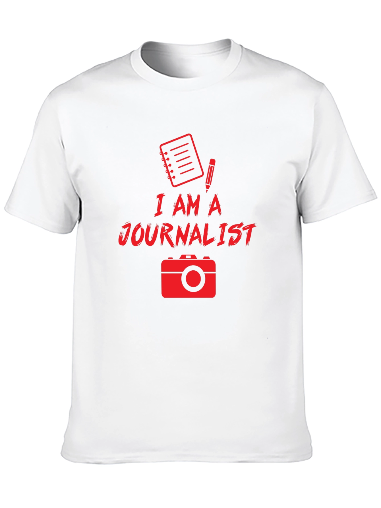 I Am A Journalist Black T-Shirt