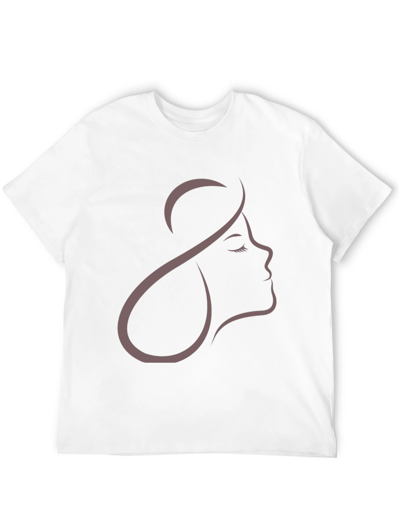 Elegant Woman Silhouette Graphic T-Shirt
