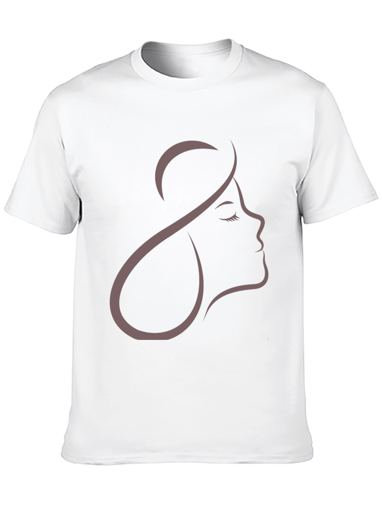 Elegant Woman Silhouette Graphic T-Shirt