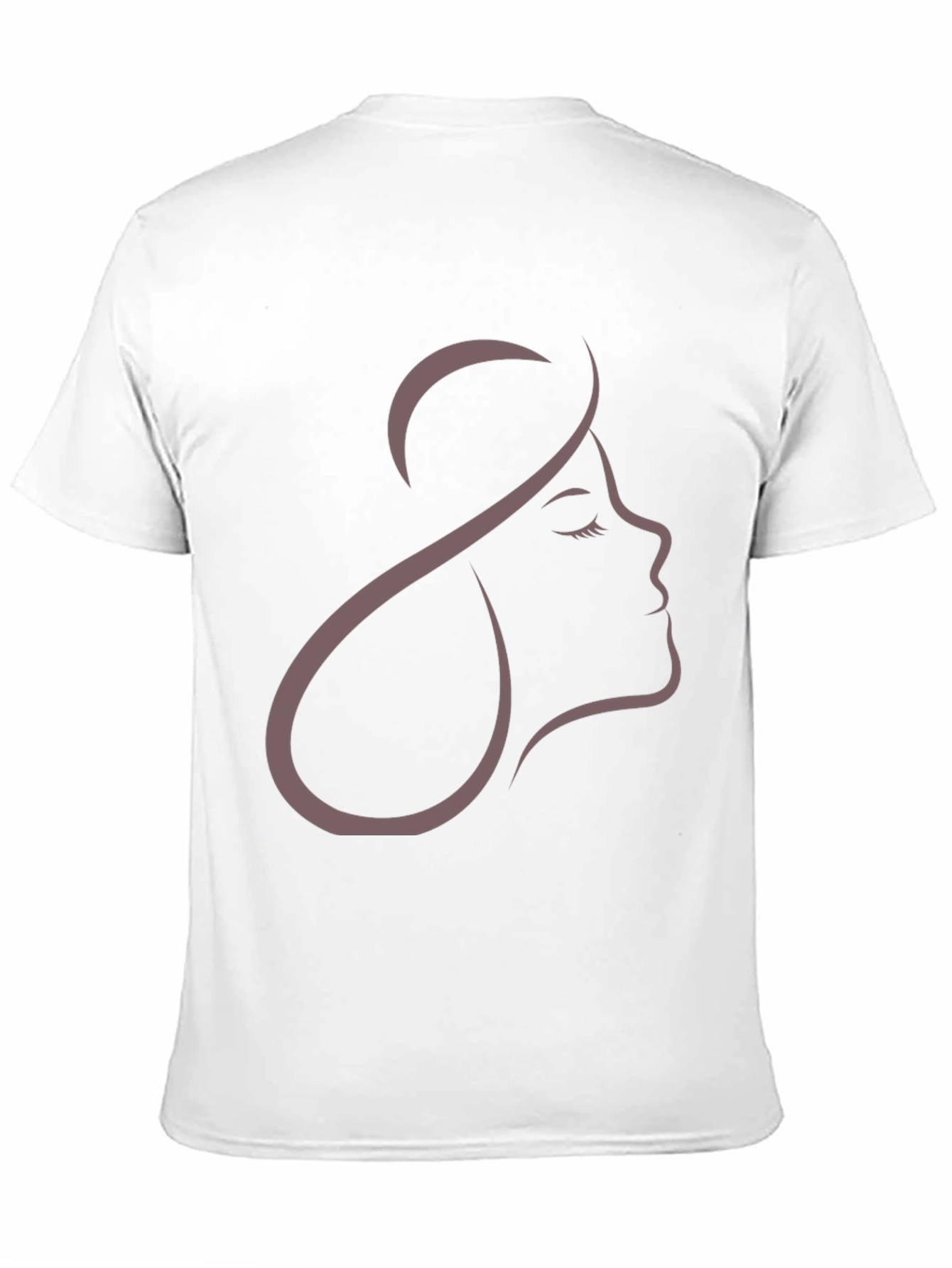 Elegant Woman Silhouette Graphic T-Shirt