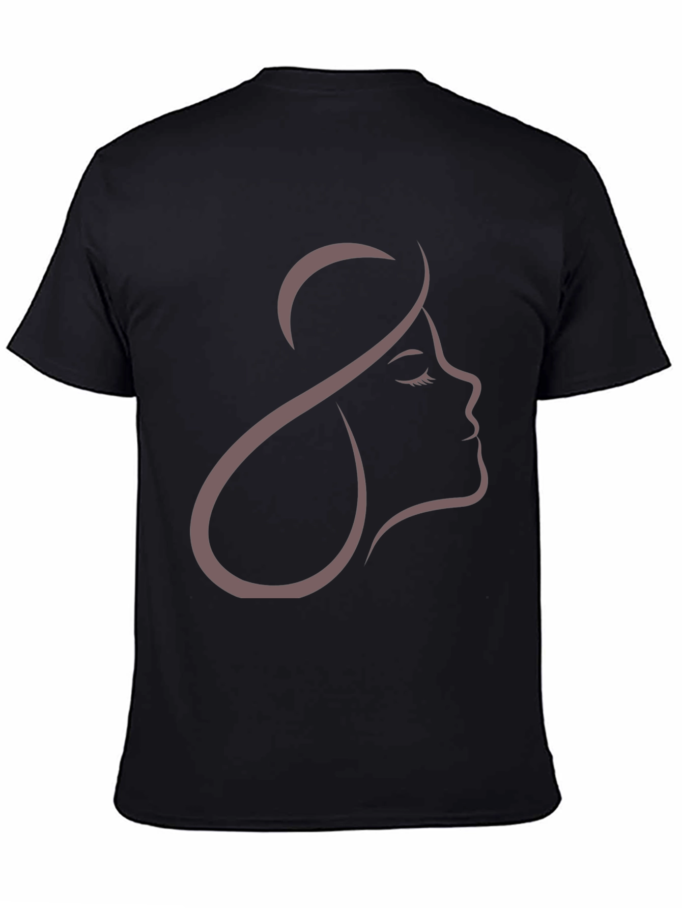 Elegant Woman Silhouette Graphic T-Shirt