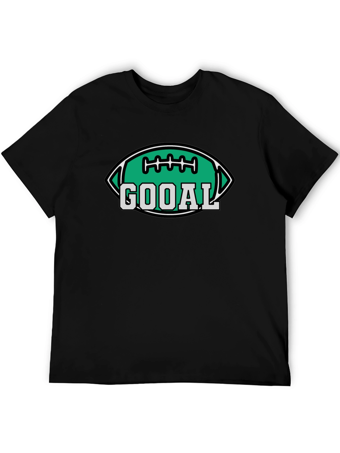 Gooal Football T-Shirt - Black