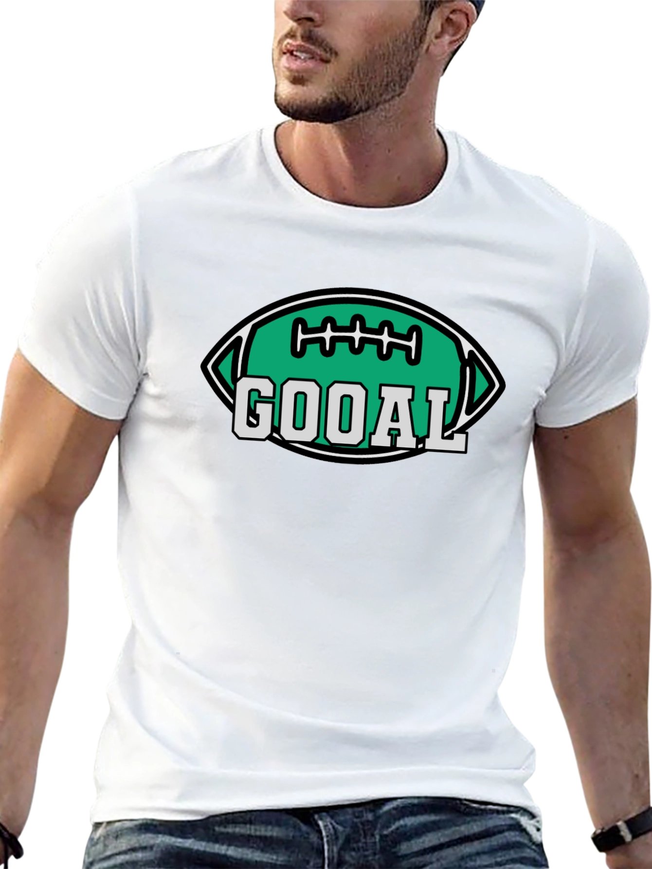 Gooal Football T-Shirt - Black