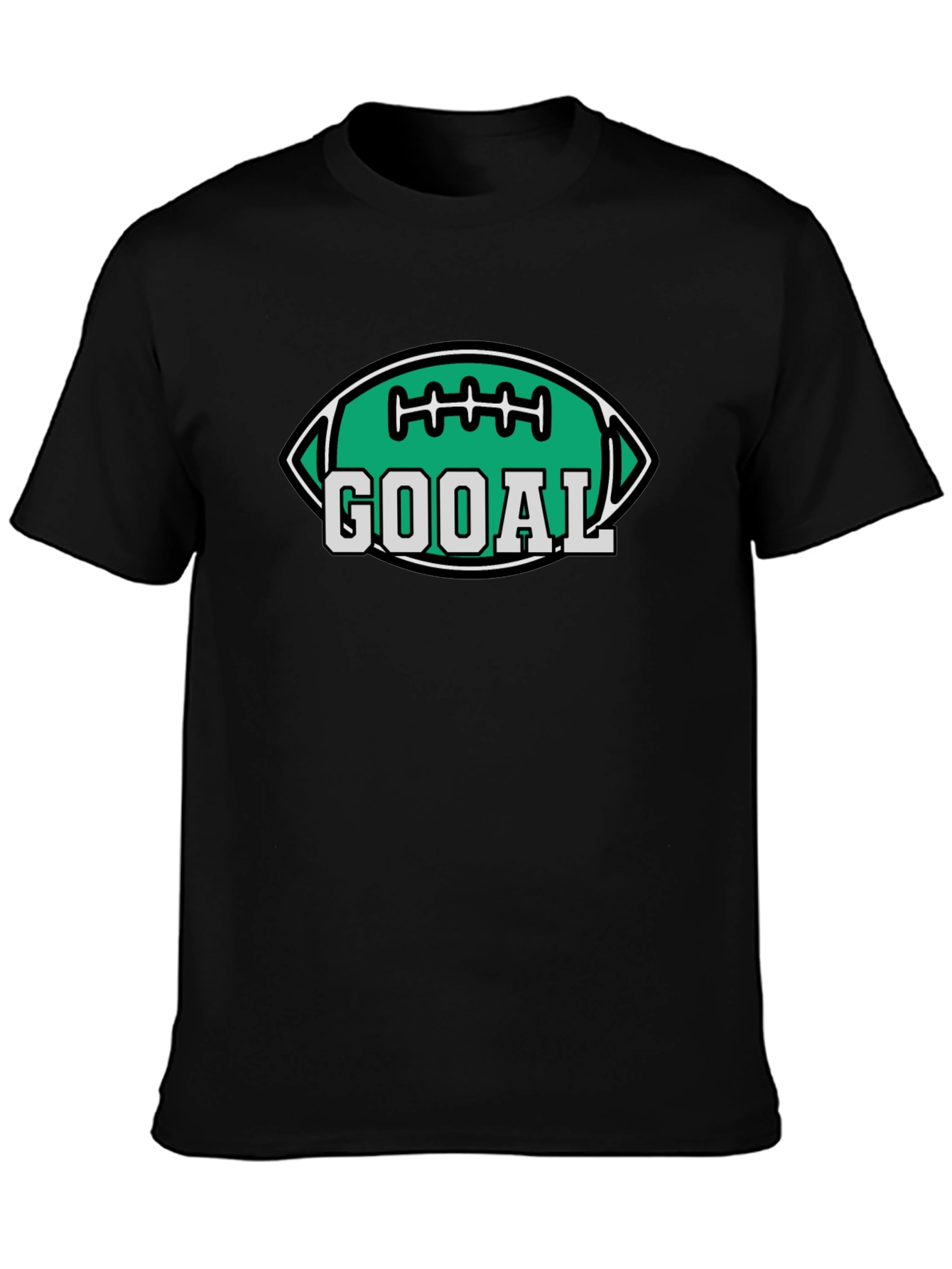 Gooal Football T-Shirt - Black