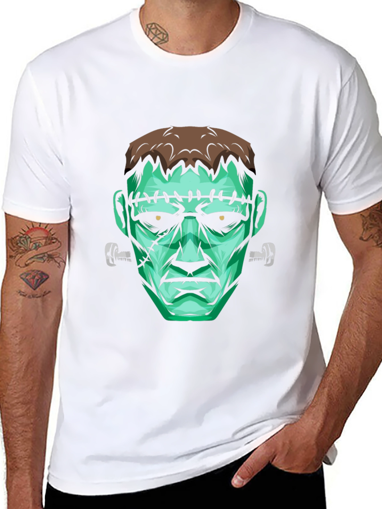 Frankenstein Monster Graphic T-Shirt - Halloween Tee