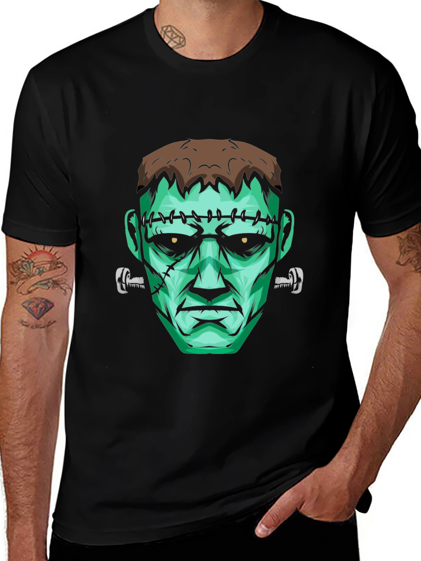 Frankenstein Monster Graphic T-Shirt - Halloween Tee