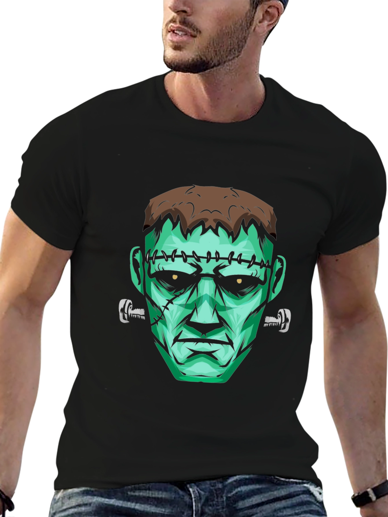 Frankenstein Monster Graphic T-Shirt - Halloween Tee