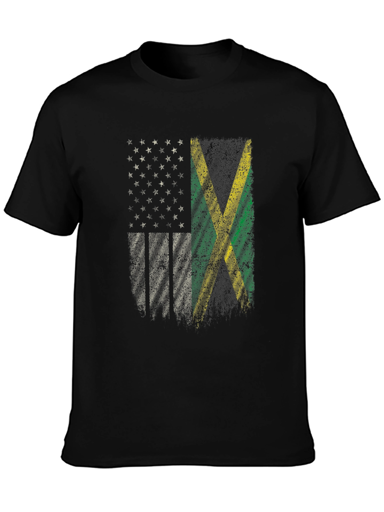 Jamaica USA Flag Graphic T-Shirt