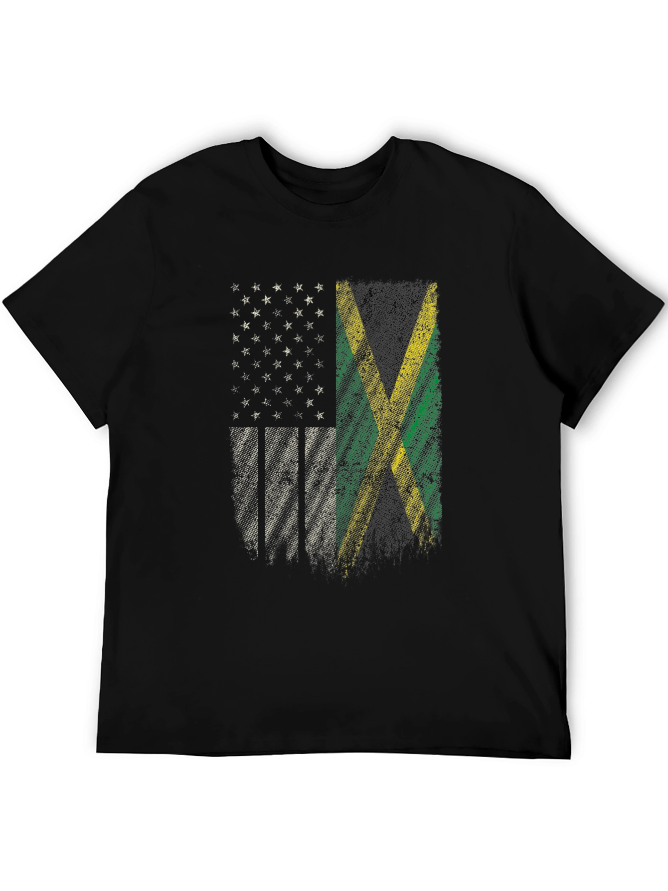 Jamaica USA Flag Graphic T-Shirt