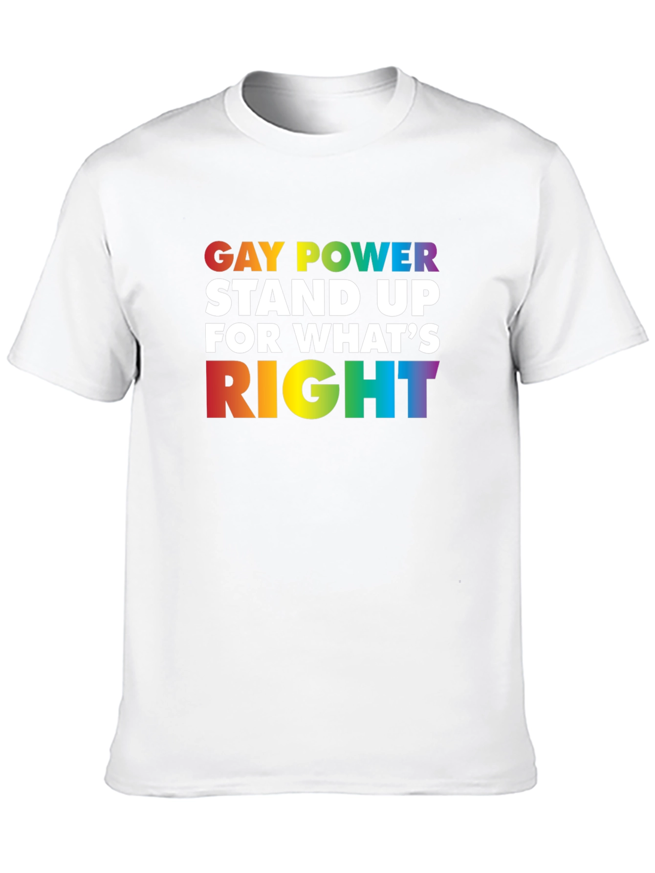 Gay Power Stand Up T-Shirt Pride Equality LGBTQ