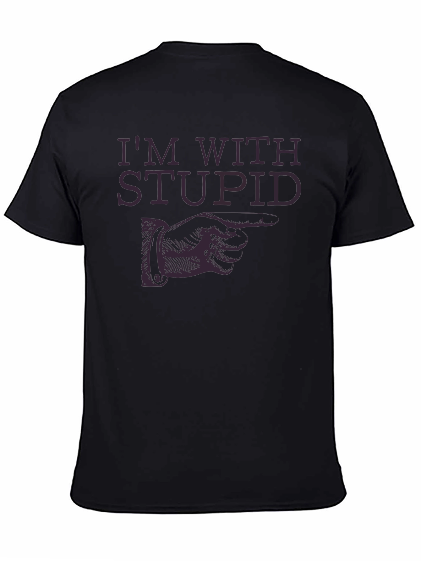 Im with Stupid Graphic Novelty T-Shirt