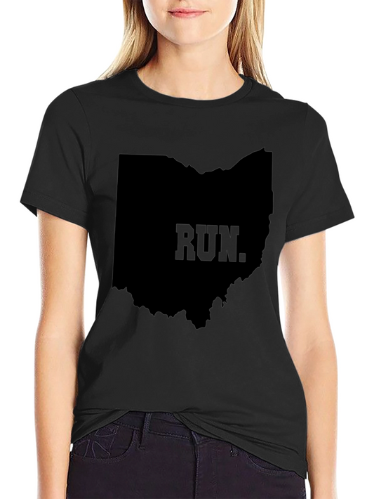 Ohio Run Graphic T-Shirt - Black