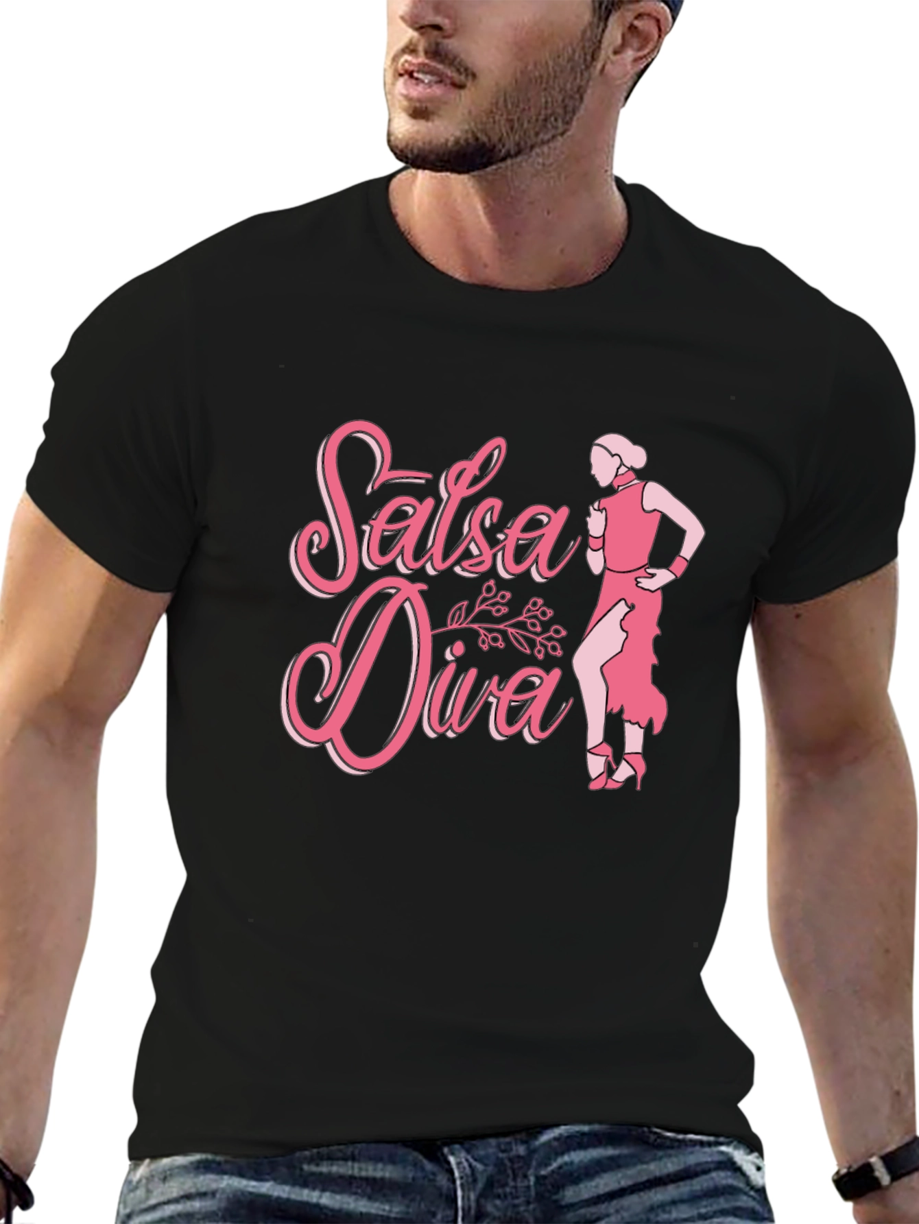 Salsa Diva Graphic T-Shirt - Dance Lover Tee