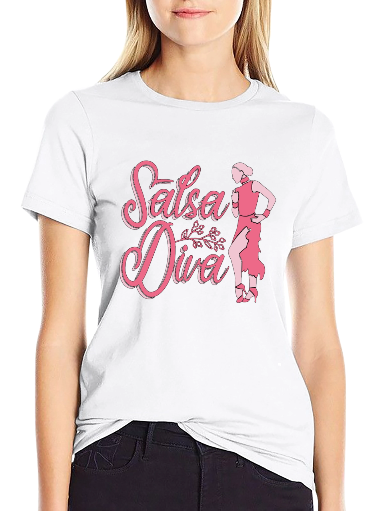 Salsa Diva Graphic T-Shirt - Dance Lover Tee