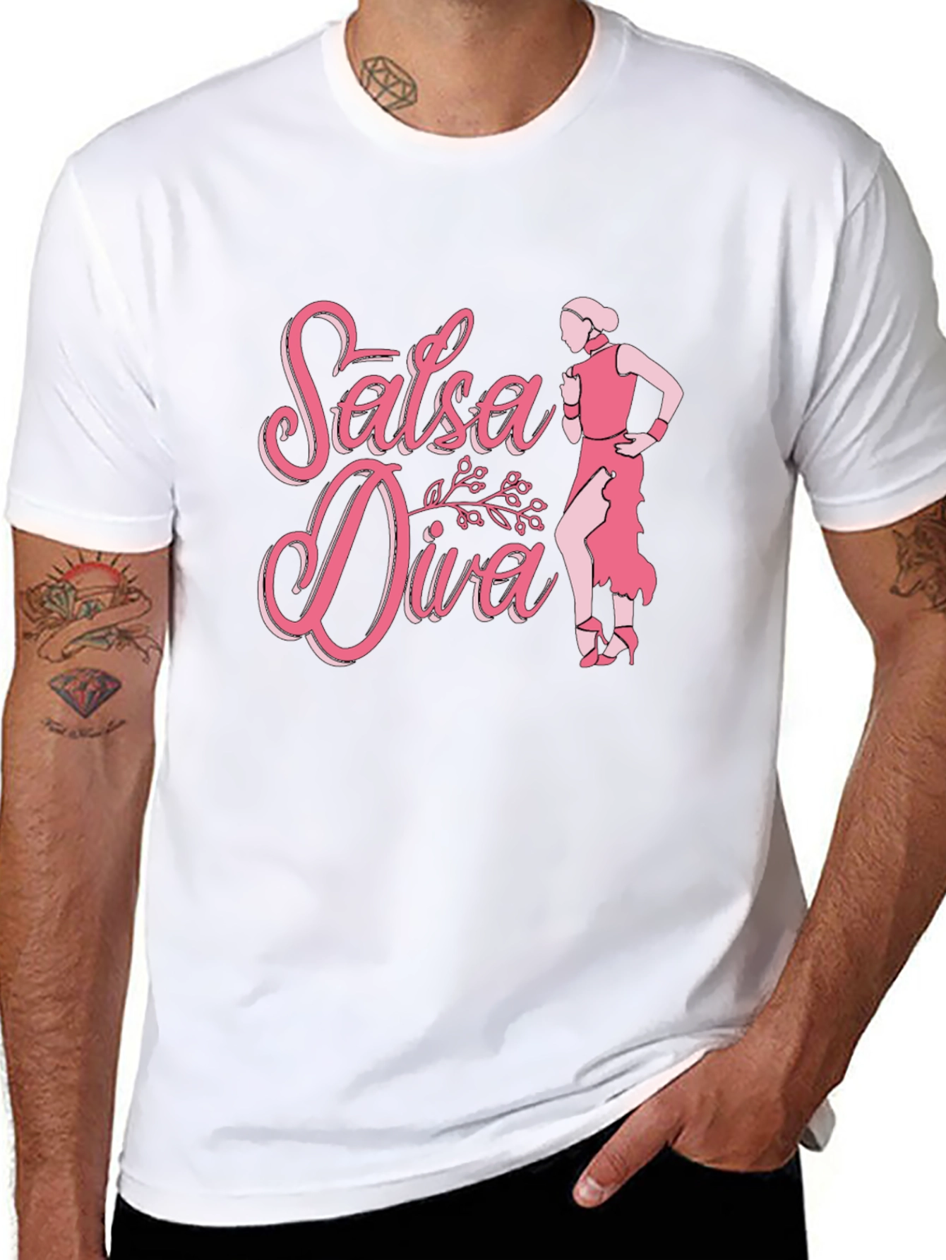Salsa Diva Graphic T-Shirt - Dance Lover Tee