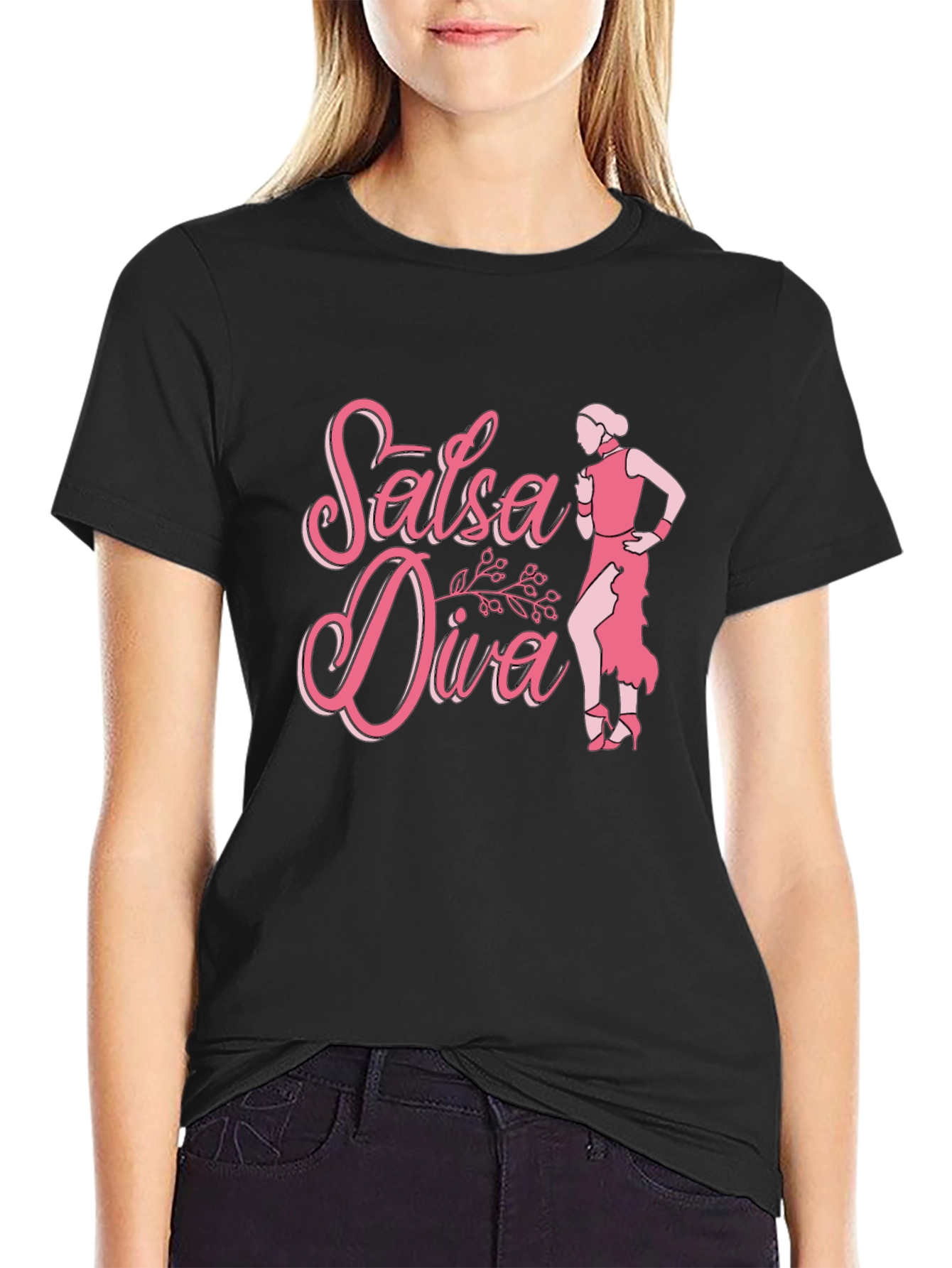 Salsa Diva Graphic T-Shirt - Dance Lover Tee