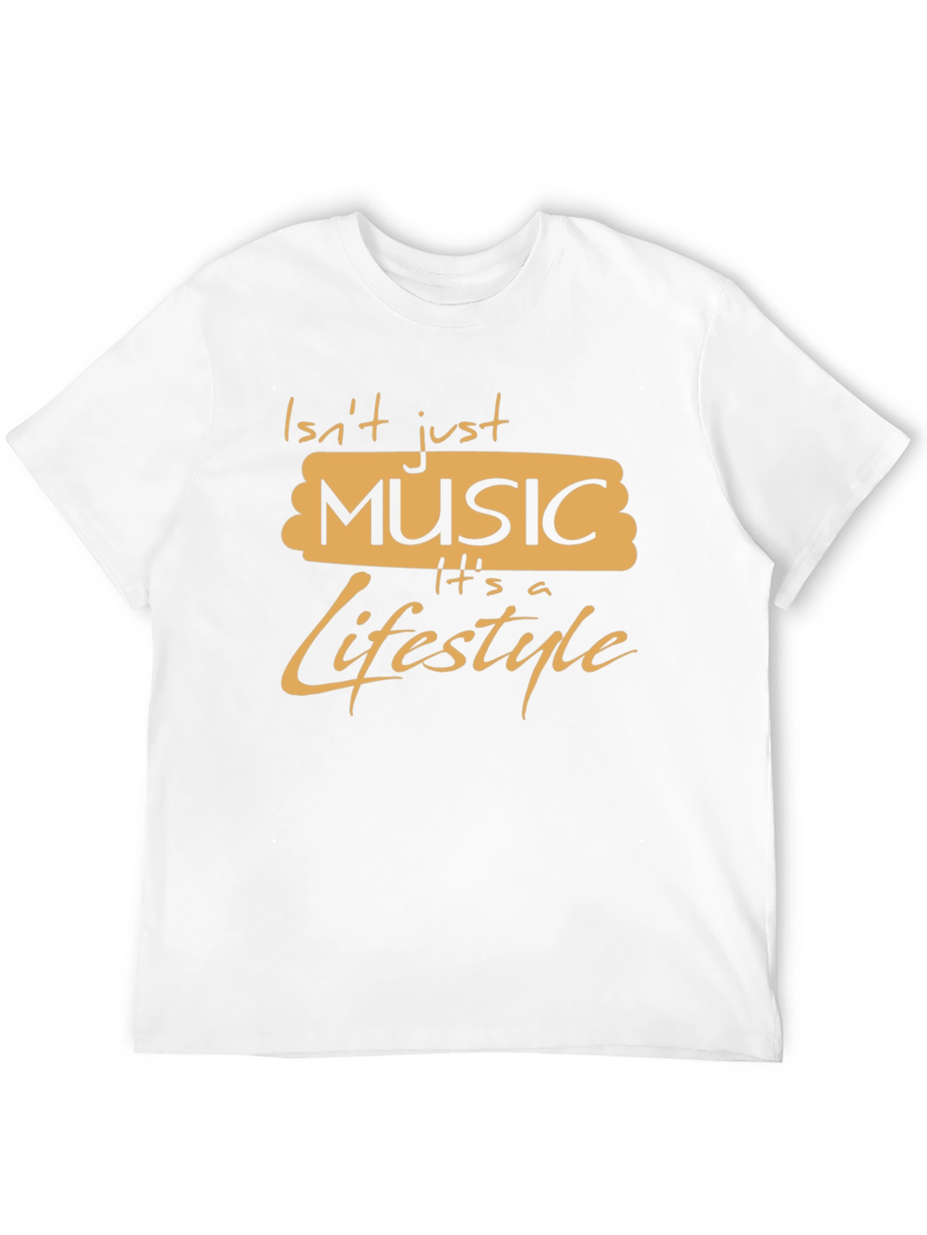 Music is a Lifestyle Graphic Tee - Black