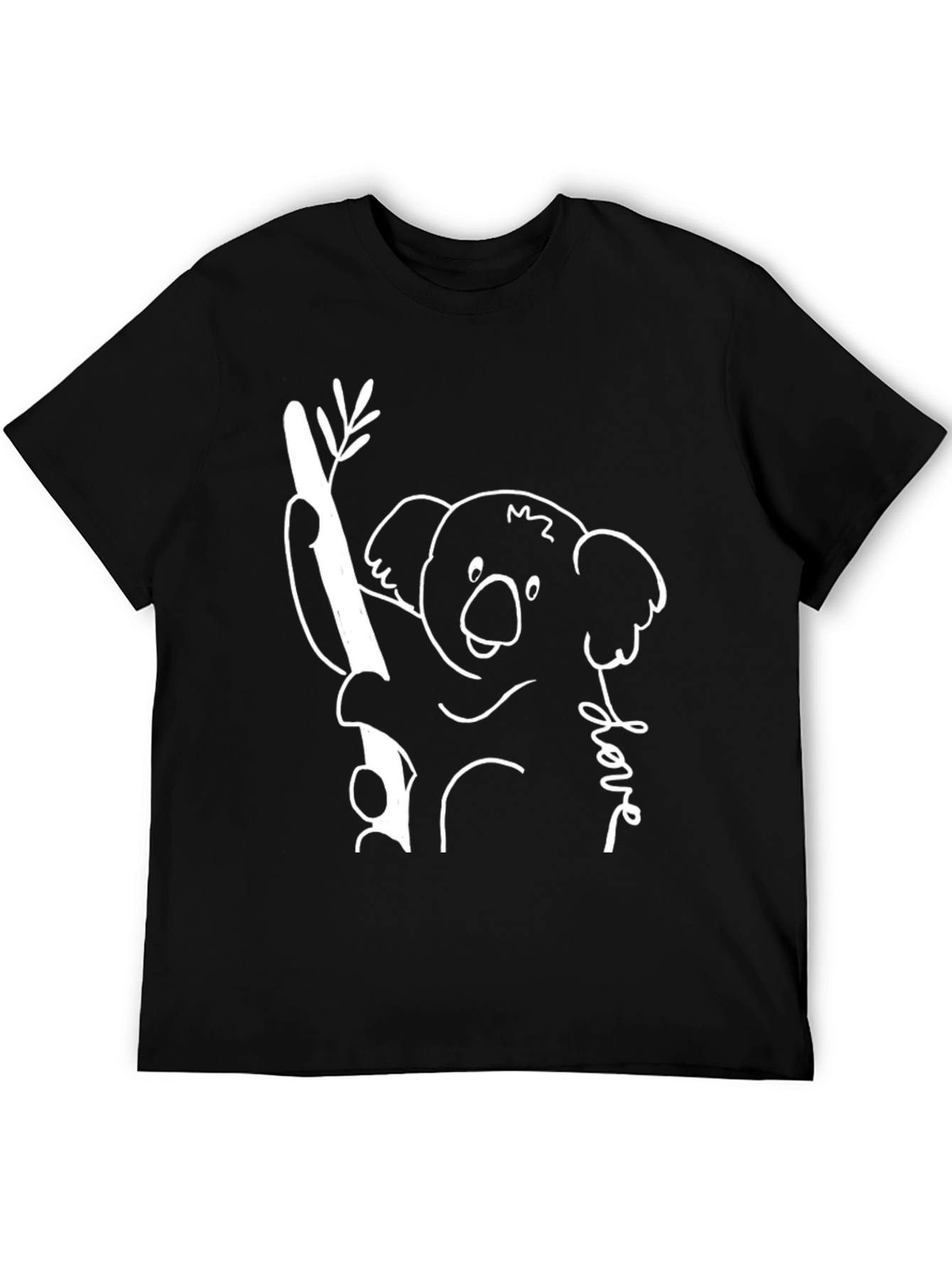Koala Love Graphic Tee - Black