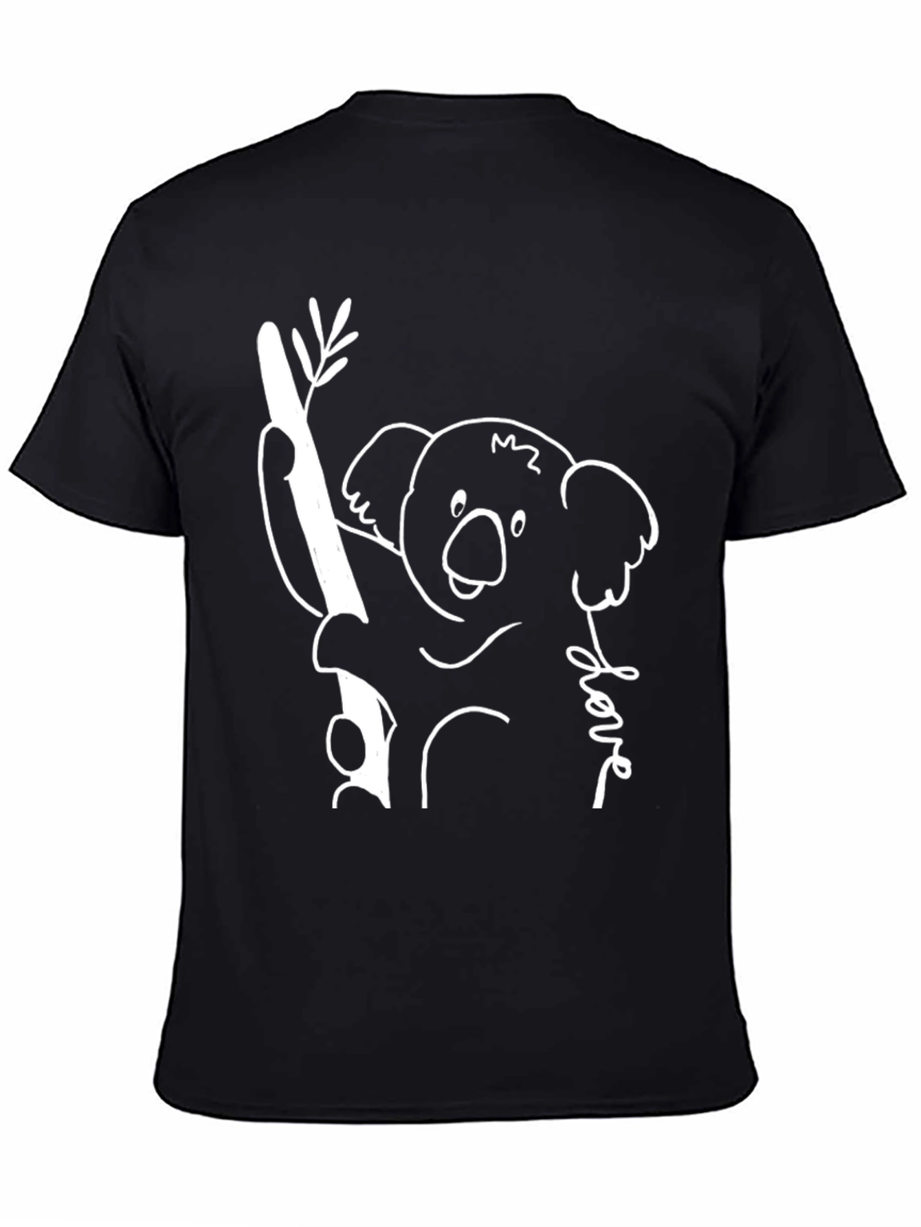 Koala Love Graphic Tee - Black