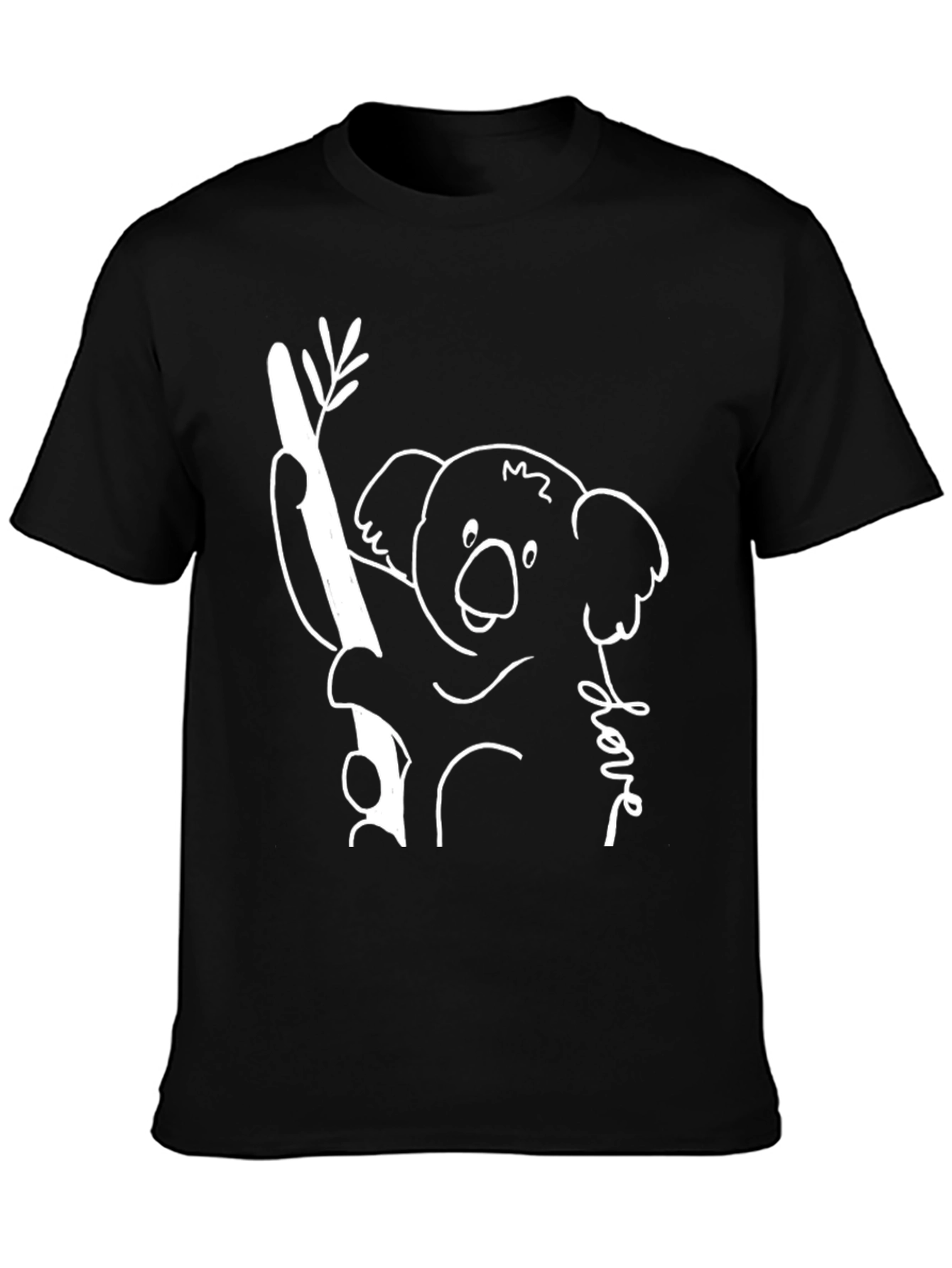 Koala Love Graphic Tee - Black