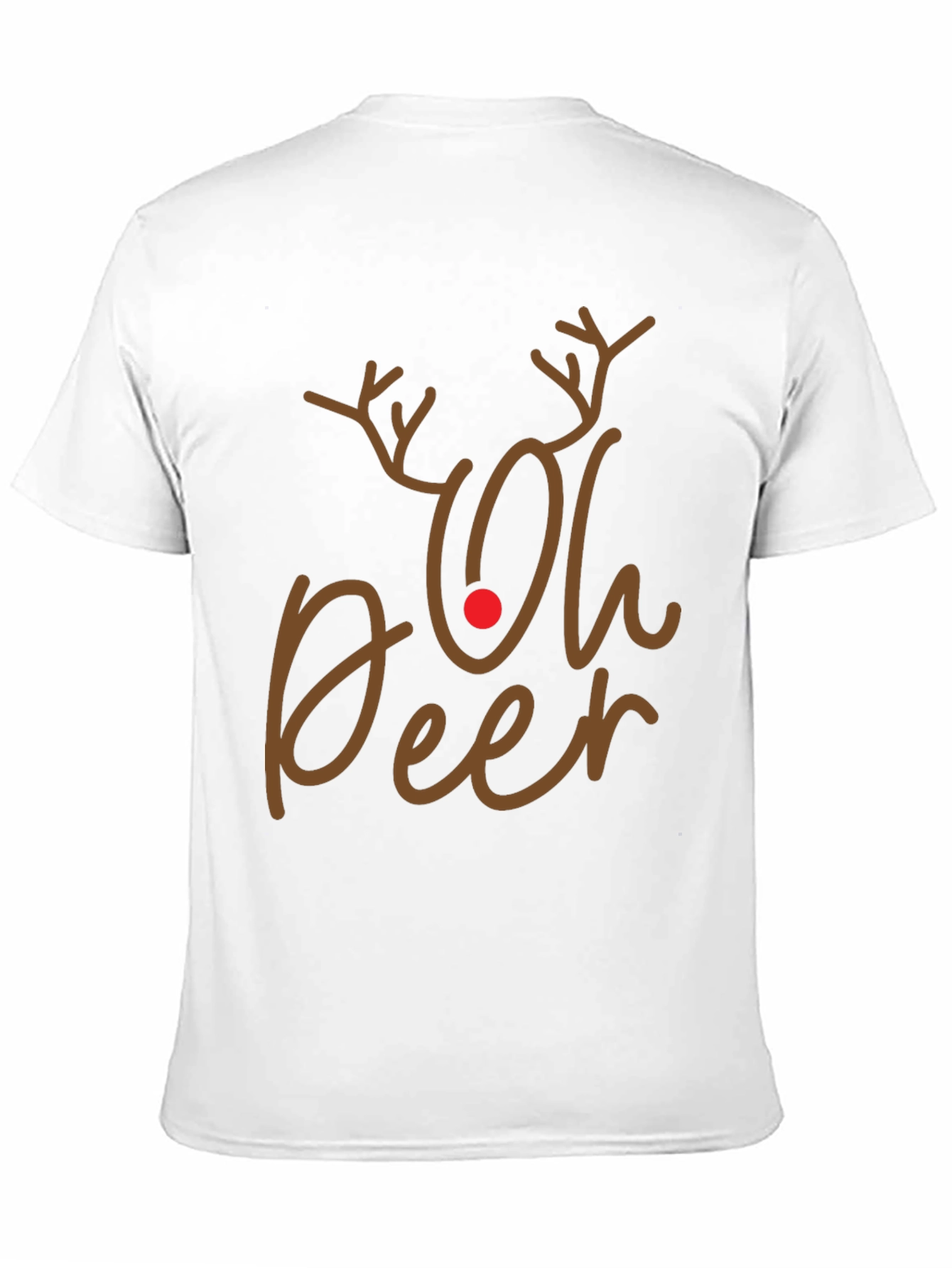 Oh Deer Christmas Graphic Tee - Holiday Season Shirt
