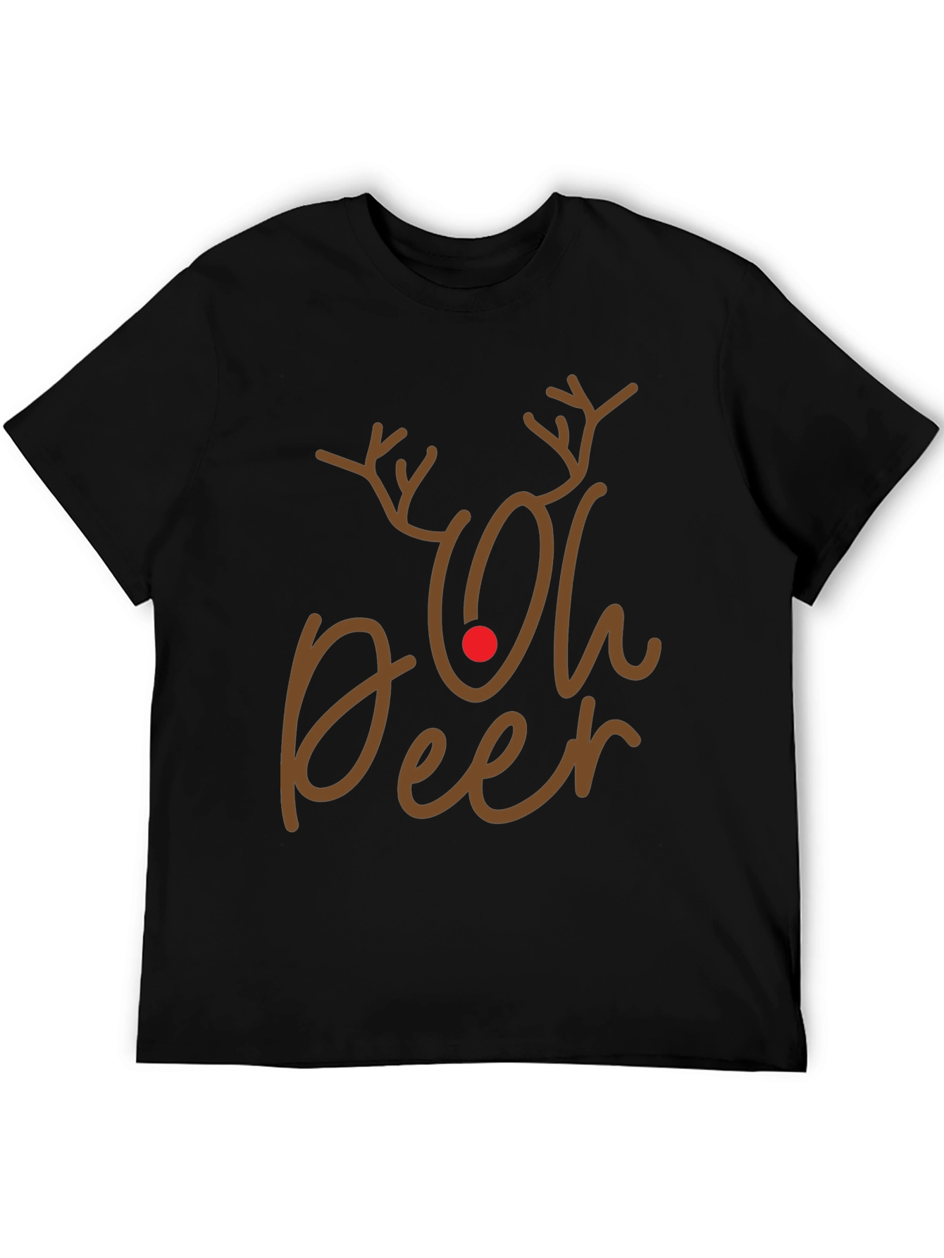Oh Deer Christmas Graphic Tee - Holiday Season Shirt