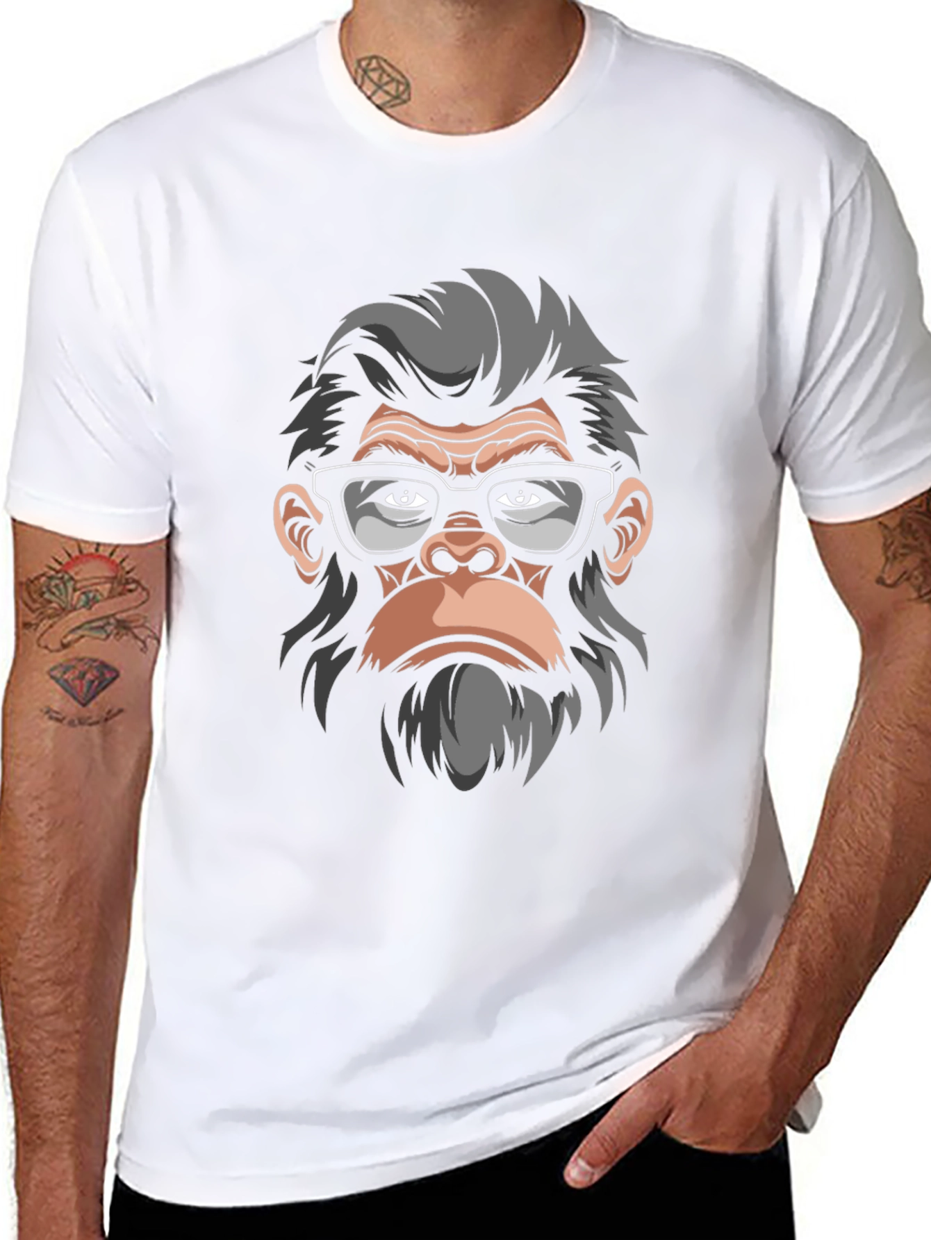 Cool Ape Graphic T-Shirt - Trendy Streetwear