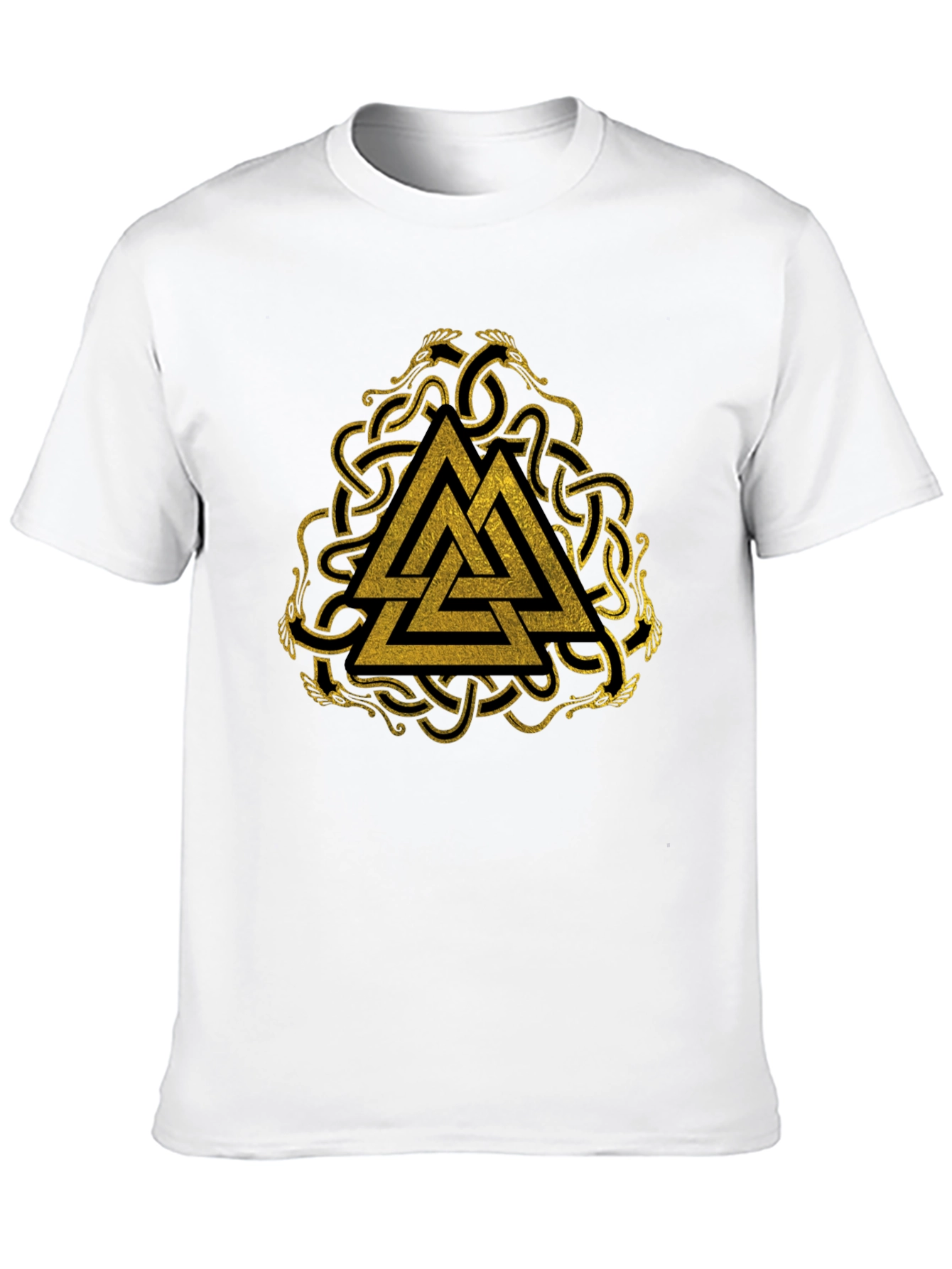 Viking Valhalla Symbol Black T-Shirt