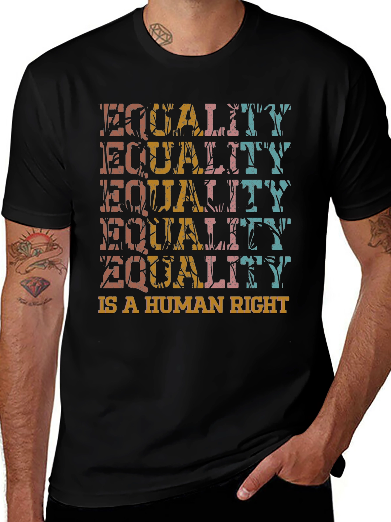 Equality is a Human Right Graphic T-Shirt