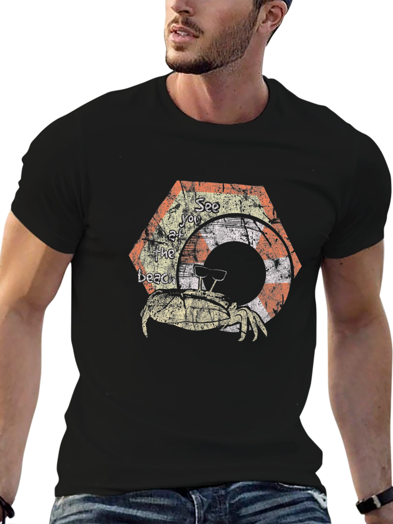 See You at the Beach Crab Graphic Tee