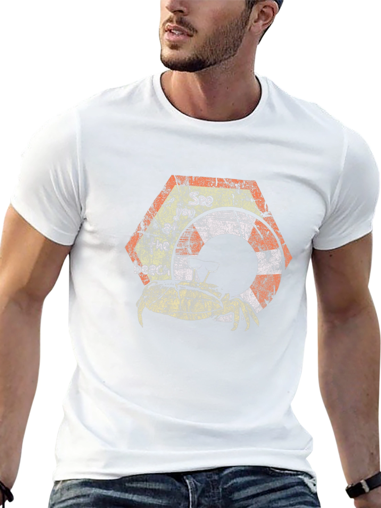 See You at the Beach Crab Graphic Tee