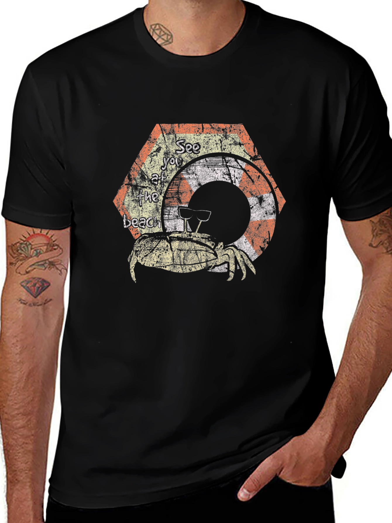 See You at the Beach Crab Graphic Tee