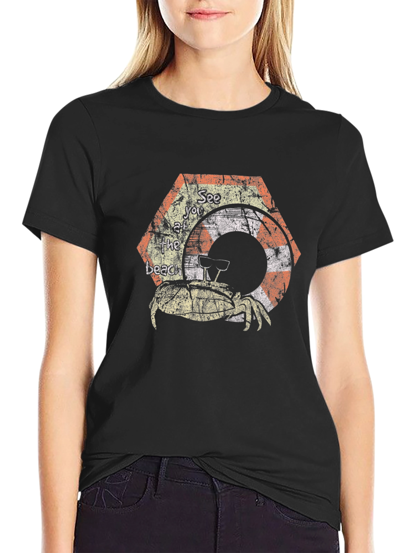 See You at the Beach Crab Graphic Tee