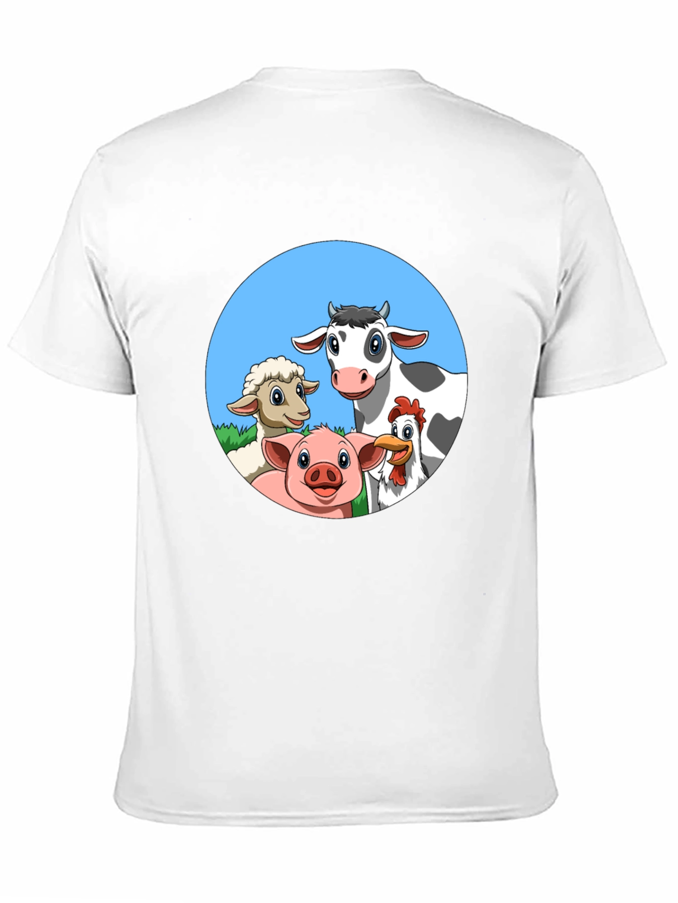 Farm Animal Cartoon T-Shirt