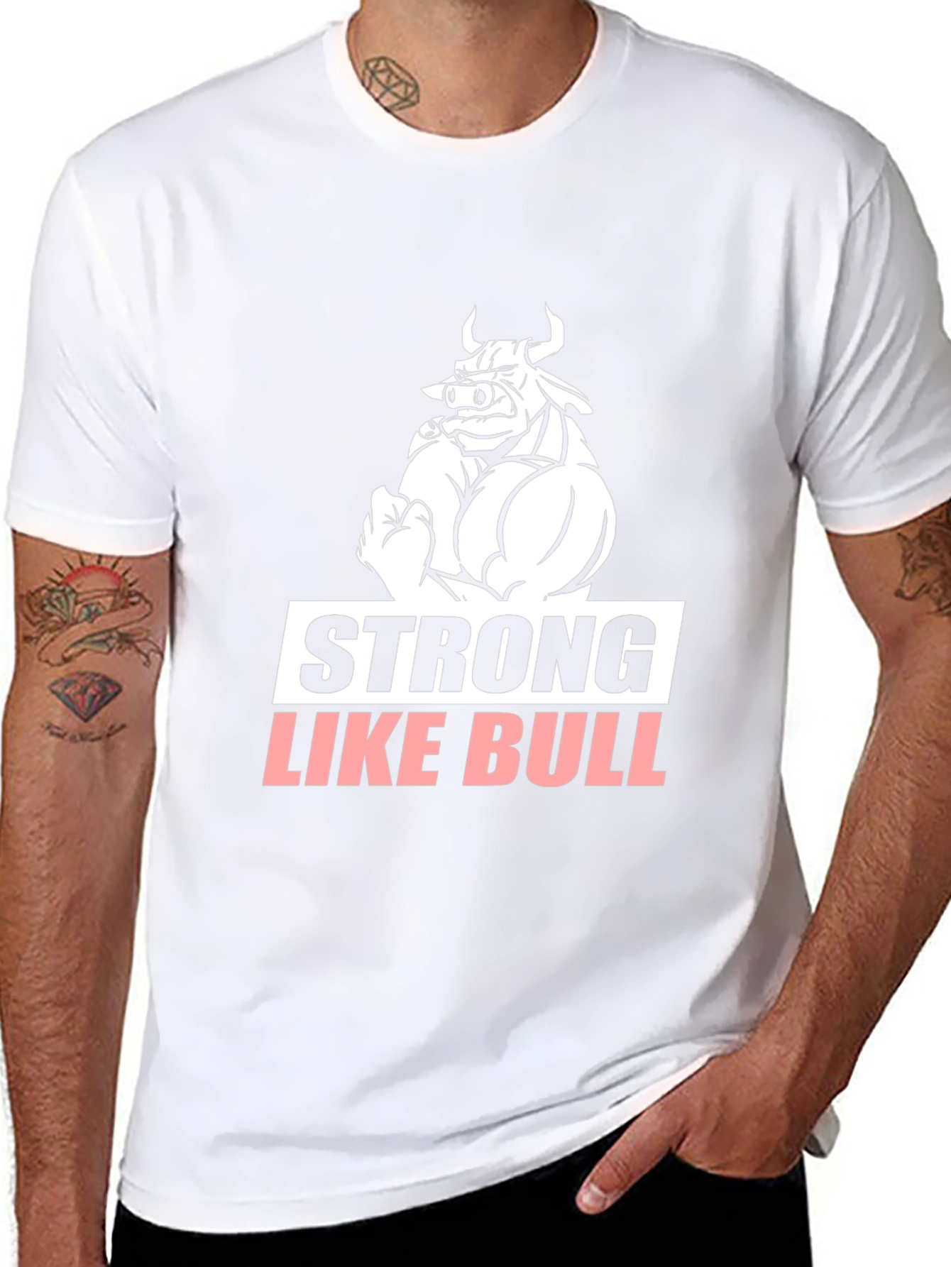 Strong Like Bull Graphic Tee