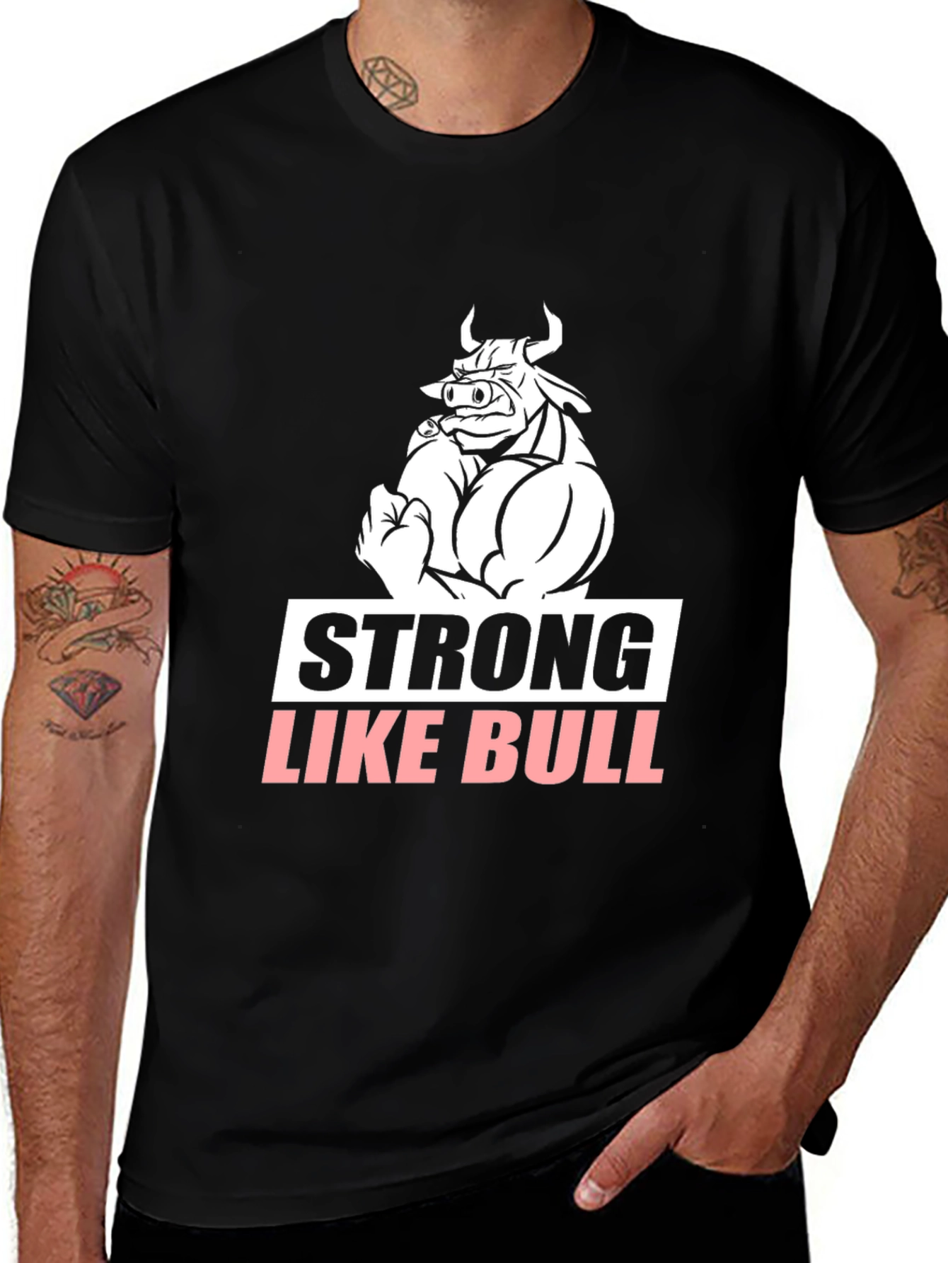 Strong Like Bull Graphic Tee