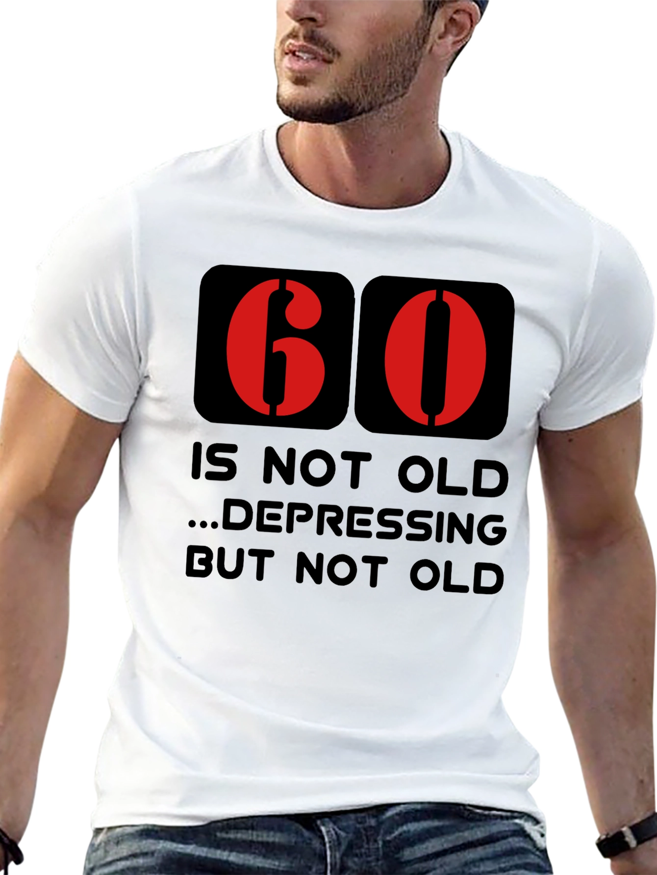 Funny 60th Birthday T-Shirt - Not Old Graphic Tee