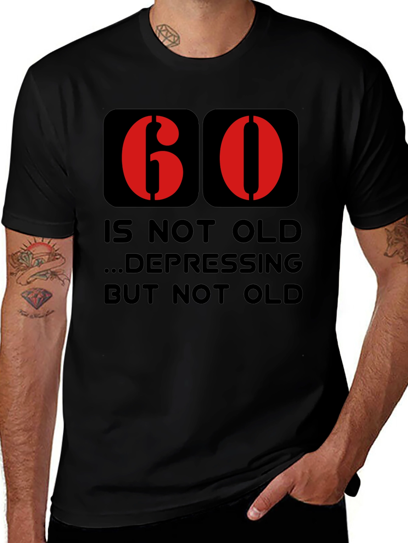 Funny 60th Birthday T-Shirt - Not Old Graphic Tee