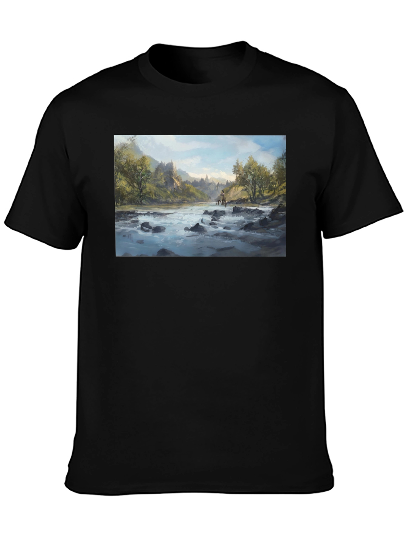 Scenic River Art T-Shirt