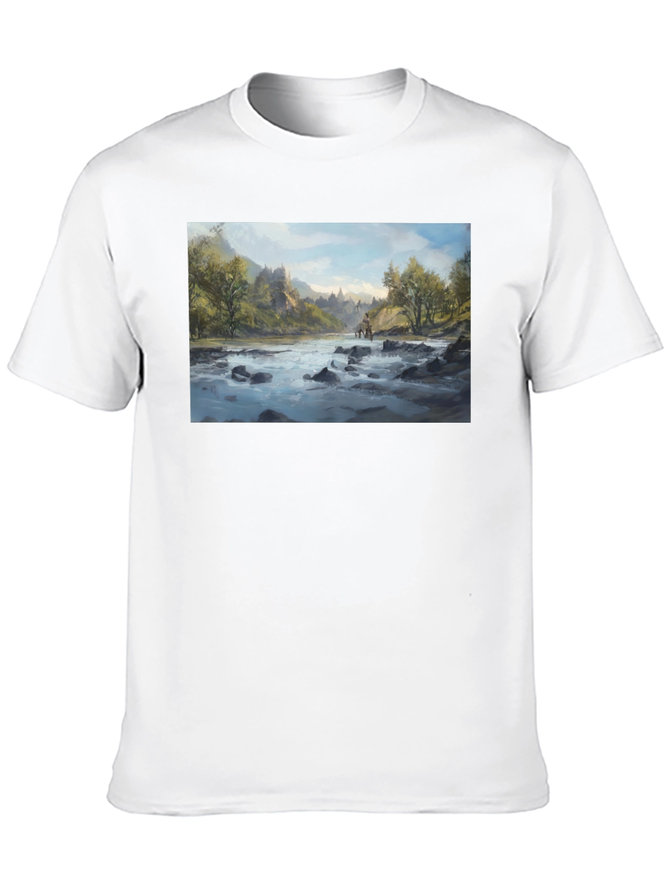 Scenic River Art T-Shirt