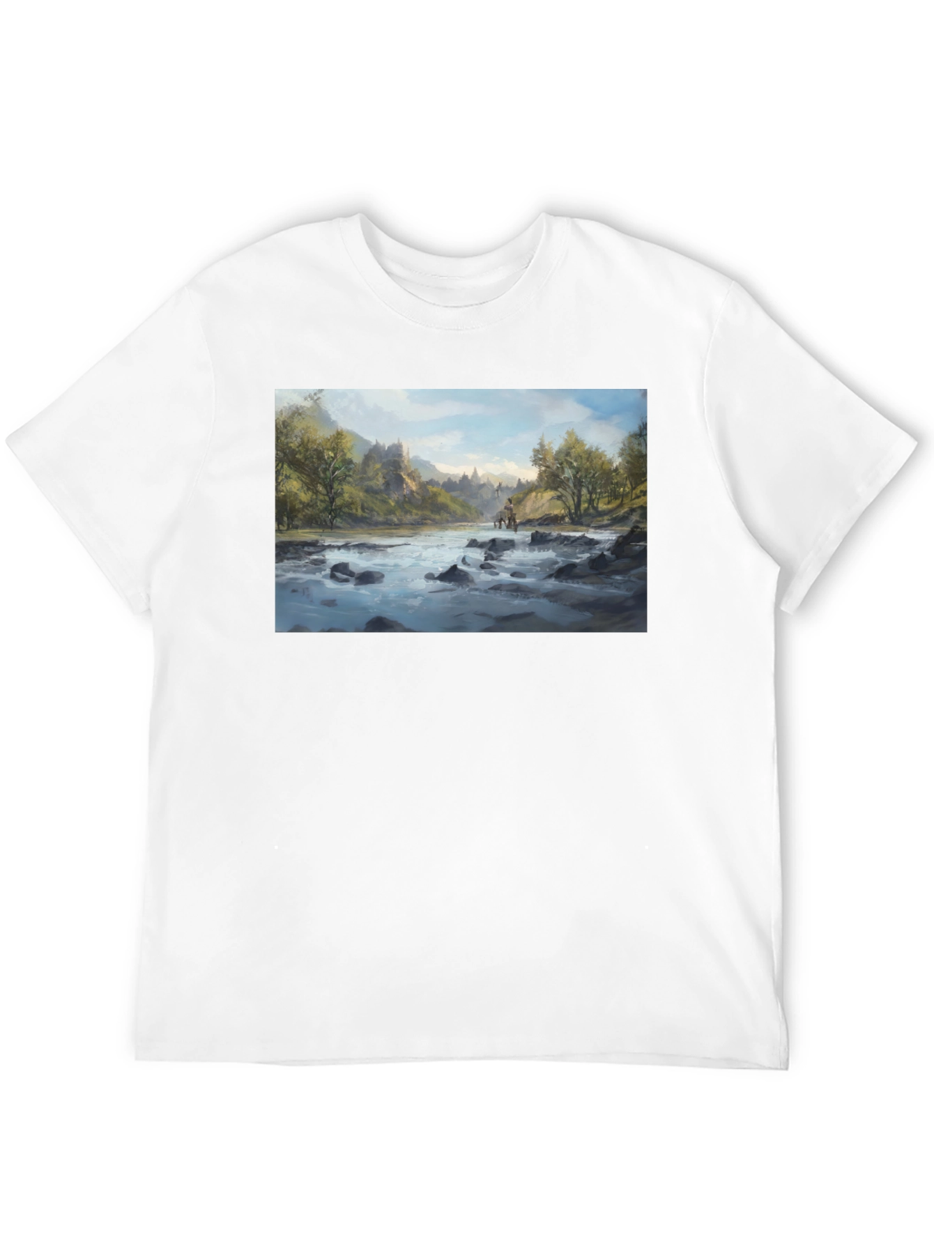Scenic River Art T-Shirt