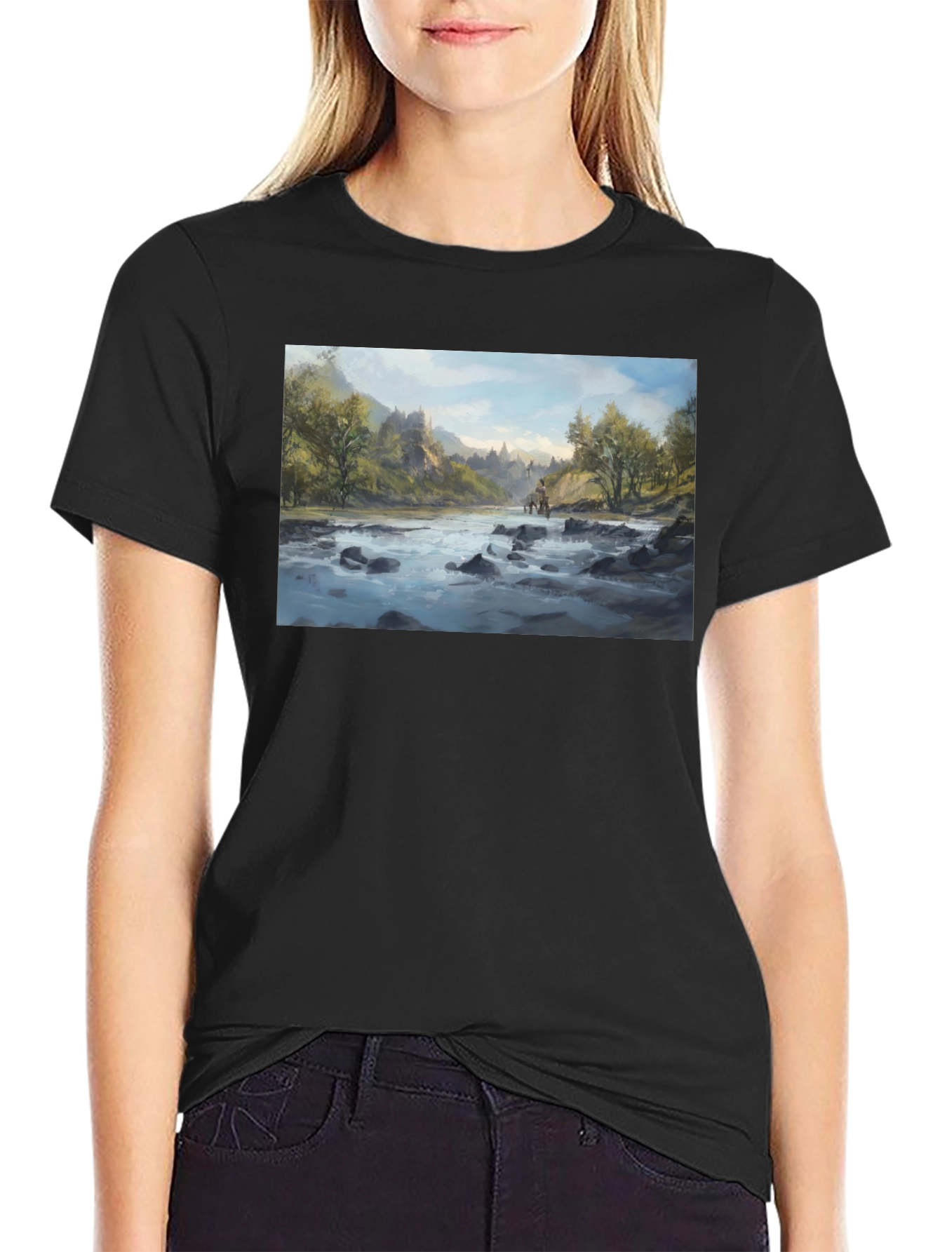 Scenic River Art T-Shirt