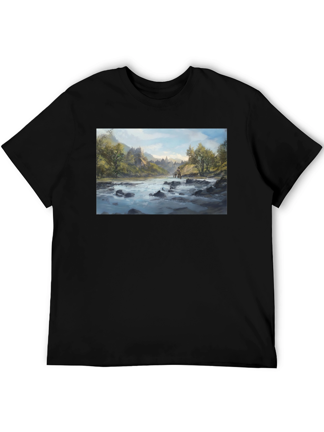 Scenic River Art T-Shirt