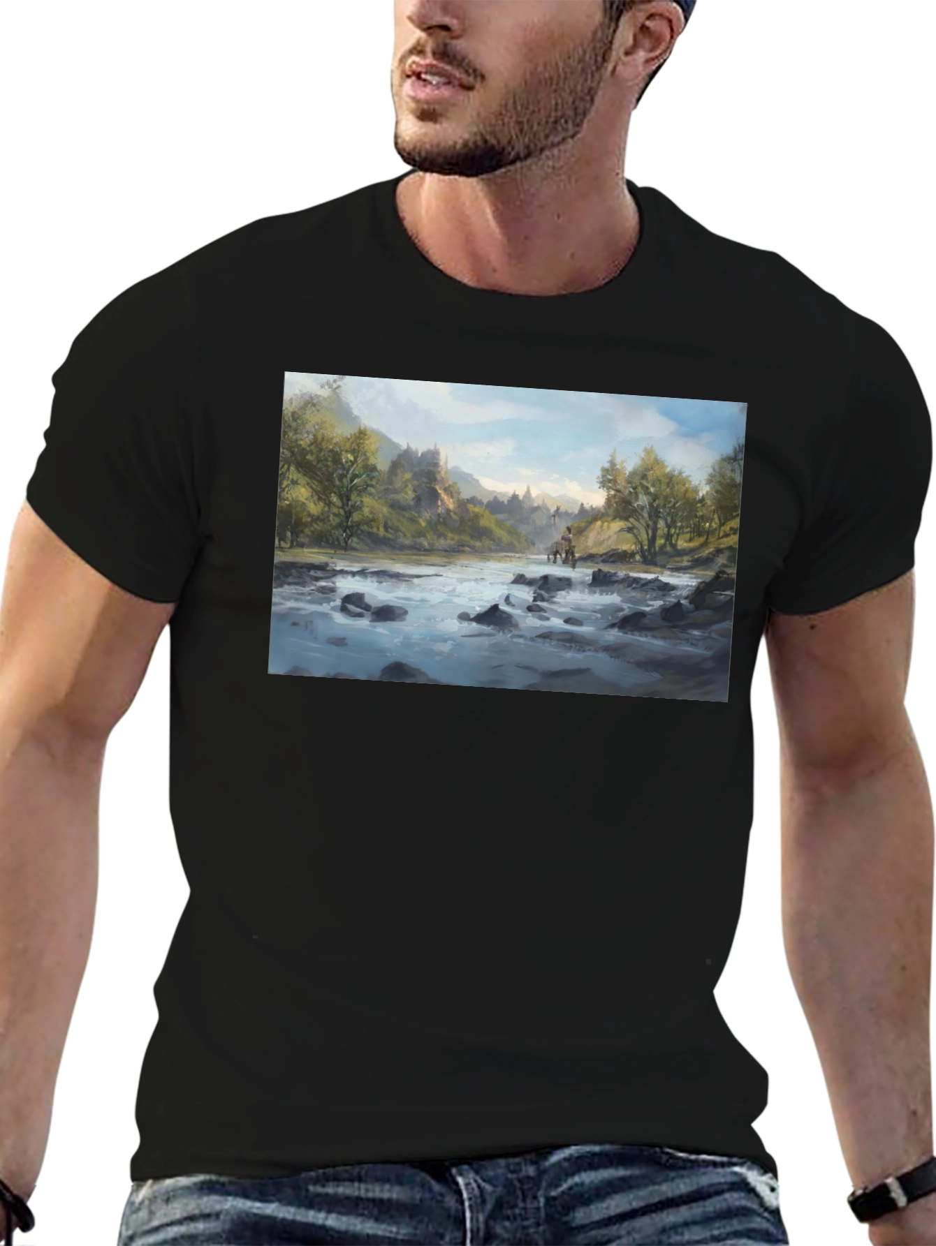 Scenic River Art T-Shirt