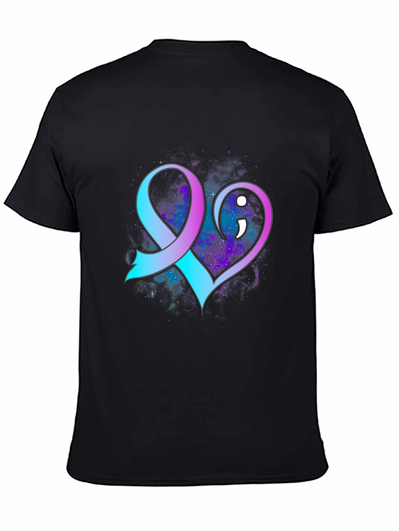 Suicide Awareness Ribbon Heart T-Shirt