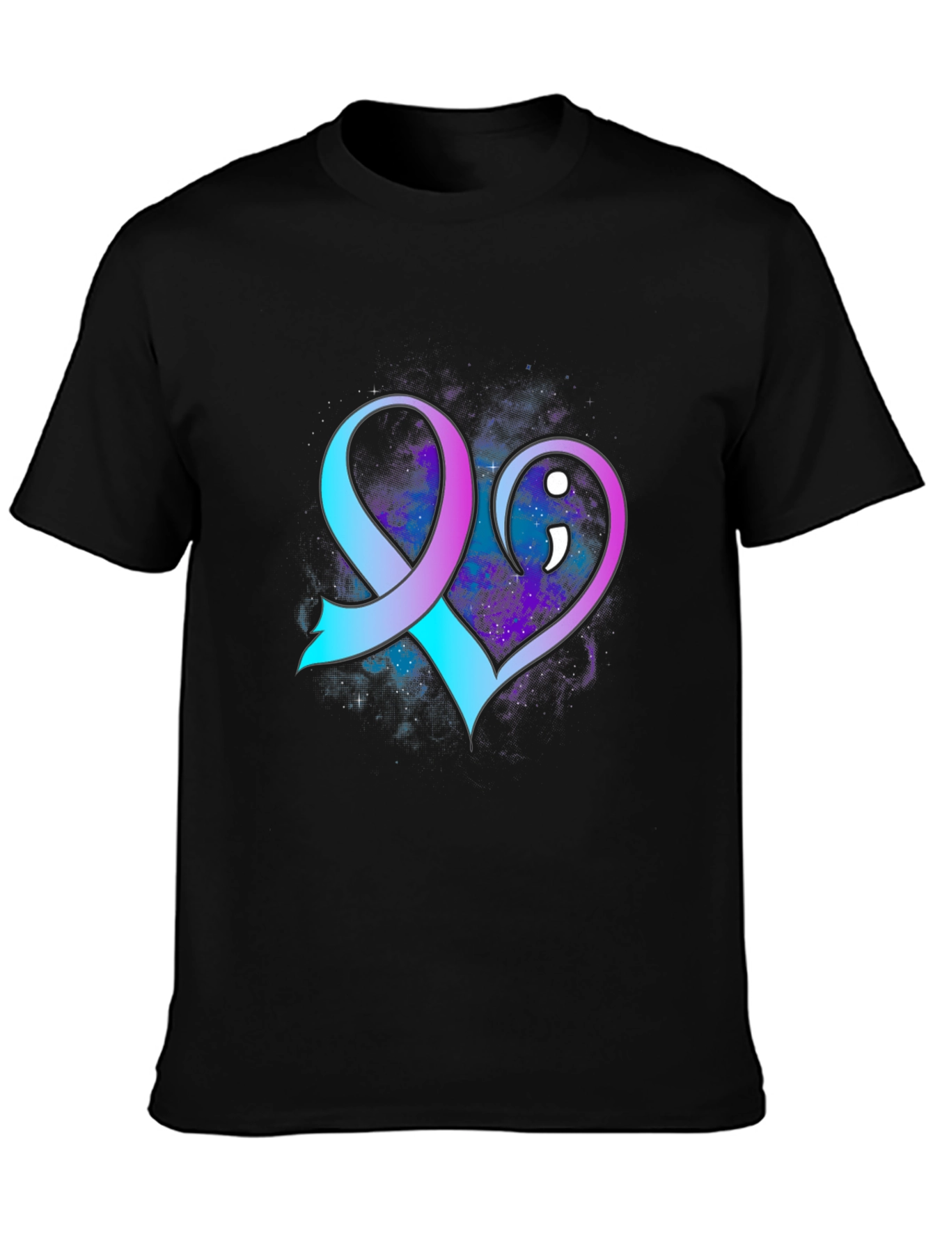 Suicide Awareness Ribbon Heart T-Shirt