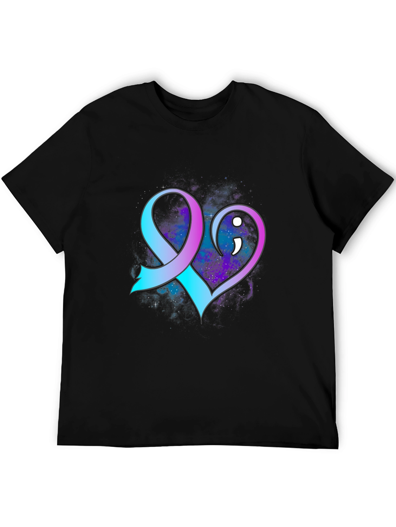 Suicide Awareness Ribbon Heart T-Shirt